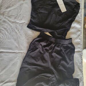 Hixiaohe- 2 piece Outfit - XS Black